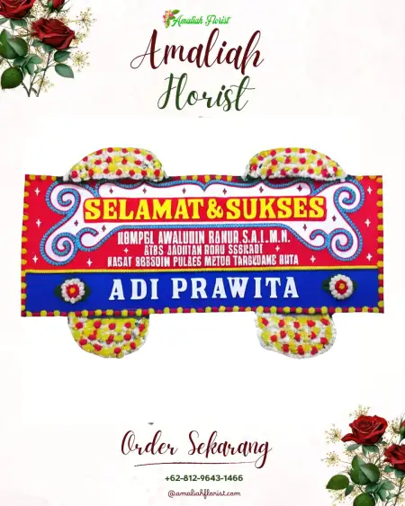 Papan Bunga Ucapan Selamat samosir